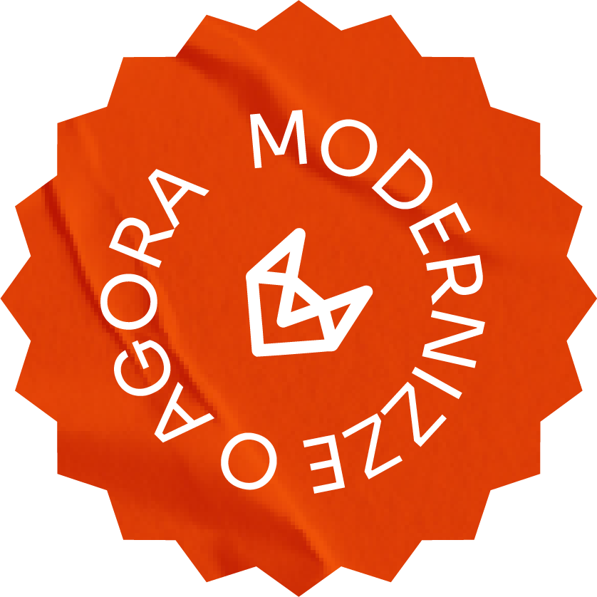Selo Modernizze o agora